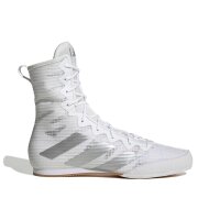 adidas Box Hog 4 Boxschuhe - white/silver met./core black