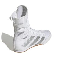 adidas Box Hog 4 Boxschuhe - white/silver met./core black