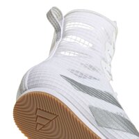 adidas Box Hog 4 Boxschuhe - white/silver met./core black