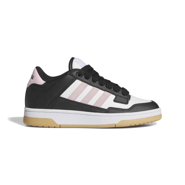 adidas Rapid Court Low Schuhe Kinder - white/core black/clear pink