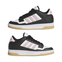 adidas Rapid Court Low Schuhe Kinder - white/core black/clear pink