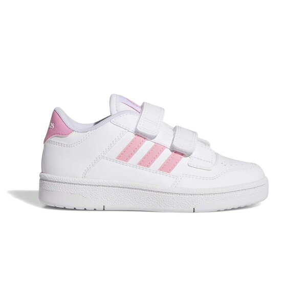 adidas Rapid Court Kids Schuhe Kinder - white/bliss pink/white
