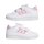 adidas Rapid Court Kids Schuhe Kinder - white/bliss pink/white
