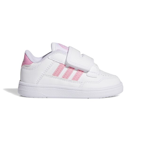 adidas Rapid Court Kids Schuhe Kinder - white/bliss pink/white
