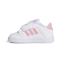 adidas Rapid Court Kids Schuhe Kinder - white/bliss pink/white