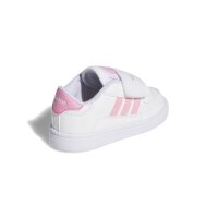 adidas Rapid Court Kids Schuhe Kinder - white/bliss pink/white