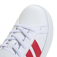 adidas Grand Court 3.0 Schuhe Kinder - white/pure ruby/pure ruby