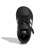 adidas Streettalk Kinder - core black/white/gold met.