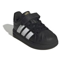 adidas Streettalk Sneaker Kinder - core black/white/gold met.