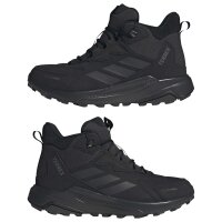 adidas Terrex Anylander Leather Mid Climaproof Wanderschuhe Herren - core black/carbon/grey four
