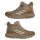 adidas Terrex Anylander Leather Mid Climaproof Wanderschuhe Herren - cardboard/wonder alumina/bronze strata