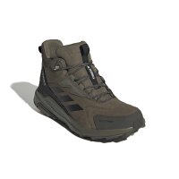 adidas Terrex Anylander Leather Mid Climaproof Wanderschuhe Herren - olive strata/core black/shadow olive