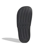 adidas Adilette Shower Logo Kids Sandalen Kinder - core black/chalk white/tent green