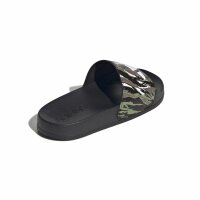 adidas Adilette Shower Logo Kids Sandalen Kinder - core black/chalk white/tent green