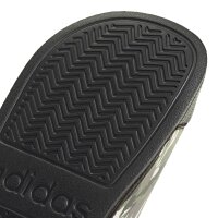 adidas Adilette Shower Logo Kids Sandalen Kinder - core black/chalk white/tent green