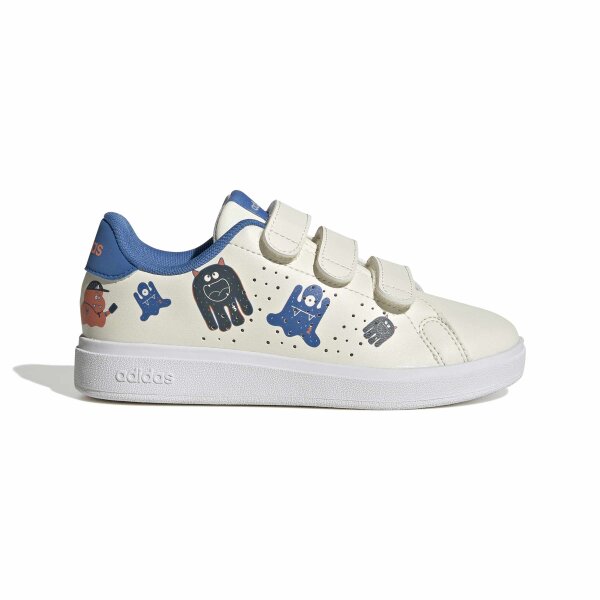 adidas Advantage Base 2.0 Schuhe Kinder - off white/lucid orange/ray blue