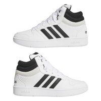adidas Hoops Mid Classic Sneaker Unisex - white/core black/orbit grey