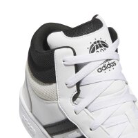 adidas Hoops Mid Classic Sneaker Unisex - white/core black/orbit grey