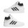 adidas Hoops Mid Classic Sneaker Unisex - white/core black/orbit grey