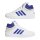 adidas Hoops Mid Classic Schuhe - white/team royal blue/orbit grey