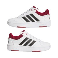 adidas Hoops Classic J Schuhe Kinder - white/core black/team victory red