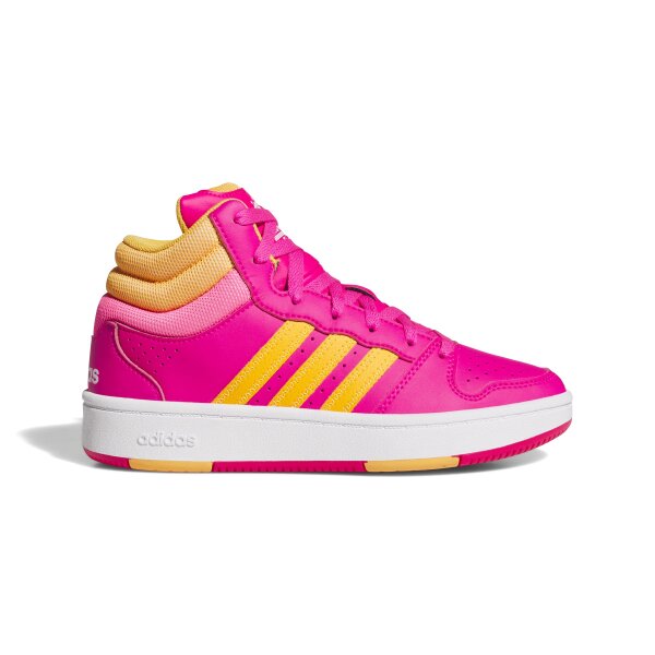adidas Hoops Mid Classic Schuhe Kinder - pink/gelb