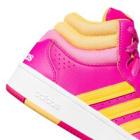 adidas Hoops Mid Classic Schuhe Kinder - pink/gelb