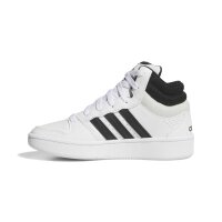 adidas Hoops Mid Classic Schuhe Kinder - white/core black/orbit grey