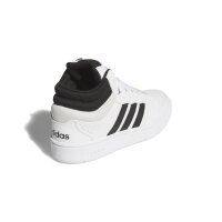 adidas Hoops Mid Classic Schuhe Kinder - white/core black/orbit grey