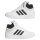 adidas Hoops Mid Classic Schuhe Kinder - white/core black/orbit grey