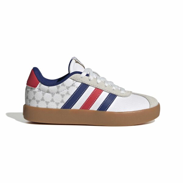 adidas Vl Court 3.0 K Sportschuhe Kinder - white/pure ruby/mystery ink