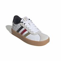adidas Vl Court 3.0 K Sportschuhe Kinder - white/core black/gold met.
