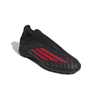 adidas F50 Pro Laceless Turf Fußballschuhe - core black/lucid red/core black