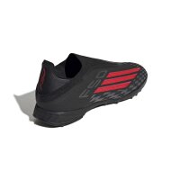 adidas F50 Pro Laceless Turf Fußballschuhe - core black/lucid red/core black