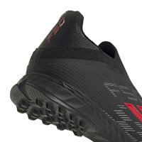adidas F50 Pro Laceless Turf Fußballschuhe - core black/lucid red/core black