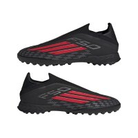 adidas F50 Pro Laceless Turf Fußballschuhe - core black/lucid red/core black