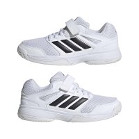 adidas Speedcourt Indoor Kids Schuhe Kinder - white/core black/white