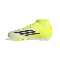 adidas F50 Club Mid Firm Ground/Multi Ground Kids Fußballschuhe Kinder - team solar yellow 2/core black/lucid red