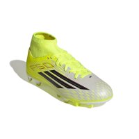 adidas F50 Club Mid Firm Ground/Multi Ground Kids Fußballschuhe Kinder - team solar yellow 2/core black/lucid red
