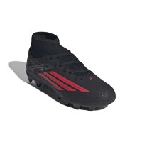adidas F50 Club Mid Firm Ground/Multi Ground Fußballschuhe Kinder - core black/lucid red/core black