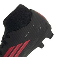 adidas F50 Club Mid Firm Ground/Multi Ground Kids Fußballschuhe Kinder - core black/lucid red/core black