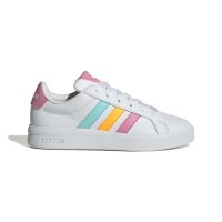 adidas Grand Court 3.0 Kinder Und Teens Schuhe Kinder - white/lucid tangerine/bliss pink