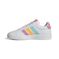 adidas Grand Court 3.0 Kinder Und Teens Schuhe Kinder - white/lucid tangerine/bliss pink