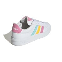 adidas Grand Court 3.0 Kinder Und Teens Schuhe Kinder - white/lucid tangerine/bliss pink
