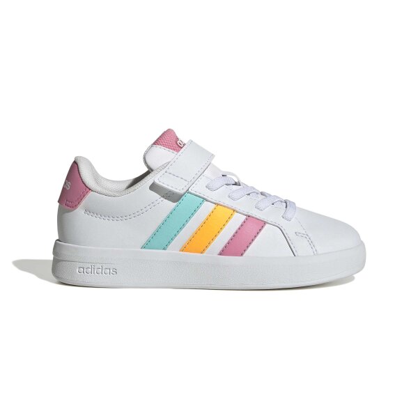 adidas Grand Court 3.0 Schuhe Kinder - white/bliss pink/lucid tangerine