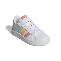 adidas Grand Court 3.0 Schuhe Kinder - white/bliss pink/lucid tangerine