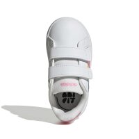 adidas Grand Court 3.0 Kids Schuhe Kinder - white/bliss pink/lucid tangerine