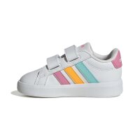 adidas Grand Court 3.0 Kids Schuhe Kinder - white/bliss pink/lucid tangerine