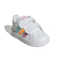 adidas Grand Court 3.0 Kids Schuhe Kinder - white/bliss pink/lucid tangerine