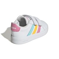 adidas Grand Court 3.0 Kids Schuhe Kinder - white/bliss pink/lucid tangerine